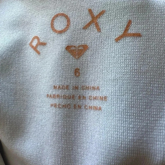 Roxy Pink Cutty Heart One-Piece beach Swimsuit Swimwear Youth girls 6Y - Picture 8 of 9